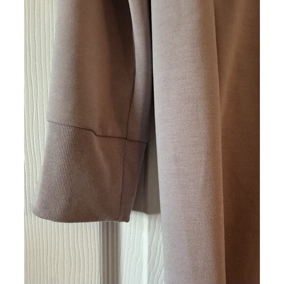 ATHLETA Seasoft Long Sleeve Dress Womens Pullover Pockets Tinsel Gray Size M/T - Picture 4 of 8